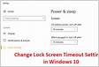 Windows Prevent Lock Screen Timeout When Idle